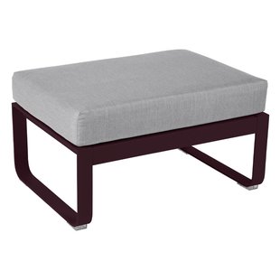 Fermob Bellevie Hocker Kussen Flannelgrijs Black Cherry