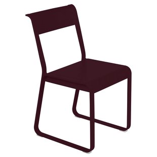 Fermob Bellevie V2 Tuinstoel Met Slede Onderstel Black Cherry Fermob Bellevie V2 Tuinstoel Met Slede Onderstel Black Cherry