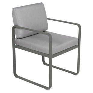 Fermob Bellevie Dining Armchair Tuinstoel Kussen Flannelgrijs Rosemary