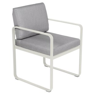 Fermob Bellevie Dining Armchair Tuinstoel Kussen Flannelgrijs Clay Grey