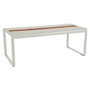 Fermob Bellevie Tuintafel 196x90 Met Opbergruimte Clay Grey