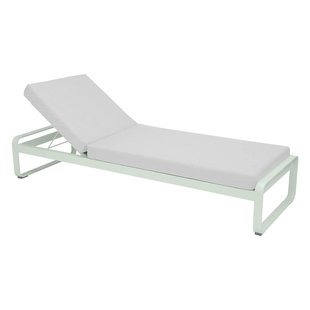 Fermob Bellevie Ligbed Kussen Wit Ice Mint Fermob Bellevie Ligbed Kussen Wit Ice Mint