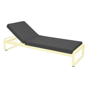 Fermob Bellevie Ligbed Kussen Antraciet Frosted Lemon