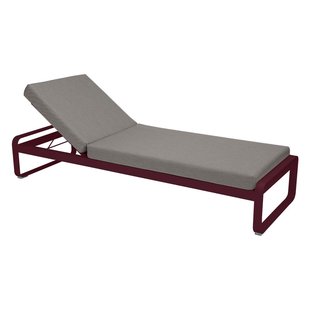 Fermob Bellevie Ligbed Kussen Grey Taupe Black Cherry