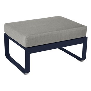 Fermob Bellevie Hocker Kussen Grey Taupe Deep Blue
