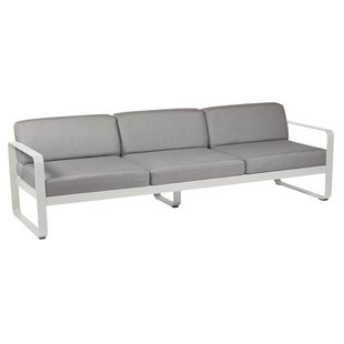 Fermob Bellevie 3-zits Loungebank Kussen Grey Taupe Clay Grey