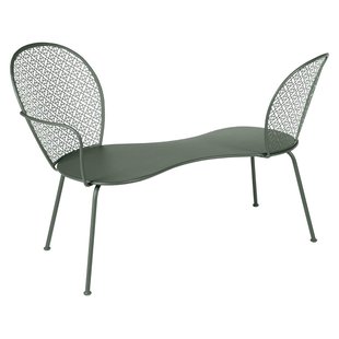 Fermob Lorette Conversation Bench Tuinbank Rosemary