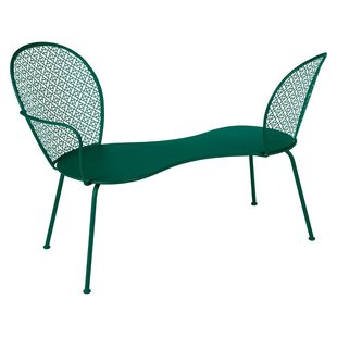 Fermob Lorette Conversation Bench Tuinbank Cedar Green