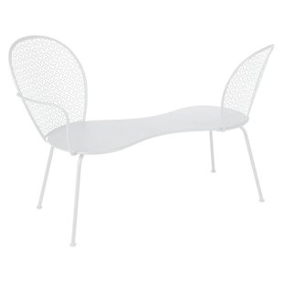 Fermob Lorette Conversation Bench Tuinbank Cotton White