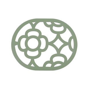 Fermob Lorette Onderzetter 22x17 Cactus