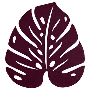 Fermob Monstera Onderzetter 24x22 Black Cherry