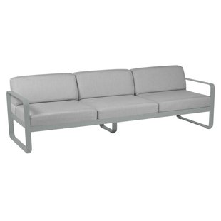 Fermob Bellevie 3-zits Loungebank Kussen Flannelgrijs Lapilli Grey