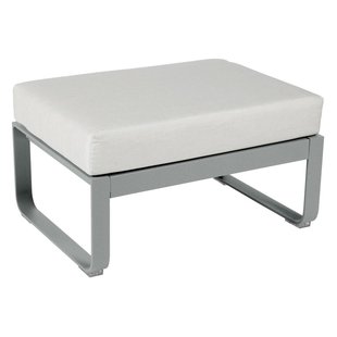 Fermob Bellevie Hocker Kussen Wit Lapilli Grey