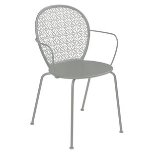 Fermob Lorette Tuinstoel Met Armleuning Lapilli Grey