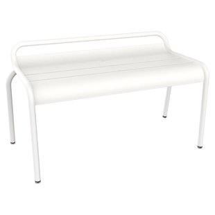 Fermob Luxembourg Tuinbank Zonder Rugleuning Cotton White Fermob Luxembourg Tuinbank Zonder Rugleuning Cotton White