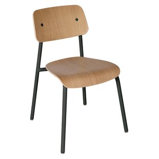 Fermob Studie Eetkamerstoel Eiken Indoor Anthracite Fermob Studie Eetkamerstoel Eiken Indoor Anthracite