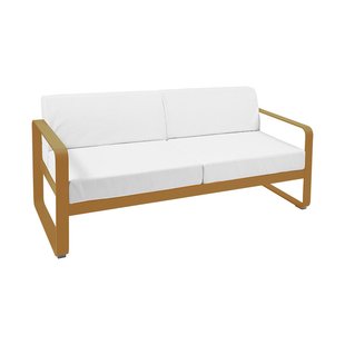 Fermob Bellevie 2-zits Loungebank Kussen Wit Gingerbread Fermob Bellevie 2-zits Loungebank Kussen Wit Gingerbread