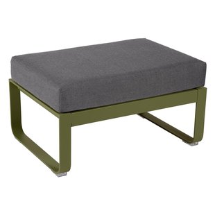 Fermob Bellevie Hocker Kussen Antraciet Pesto Fermob Bellevie Hocker Kussen Antraciet Pesto