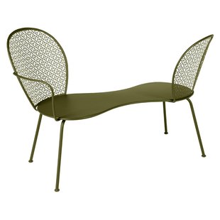 Fermob Lorette Conversation Bench Tuinbank Pesto