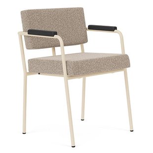 F&Eacute;ST Monday Stoel Met Armleuning Sand/zwart Alpine 01 Natural