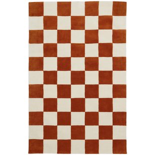 F&Eacute;ST Checks Vloerkleed 161x253 Pumpkin