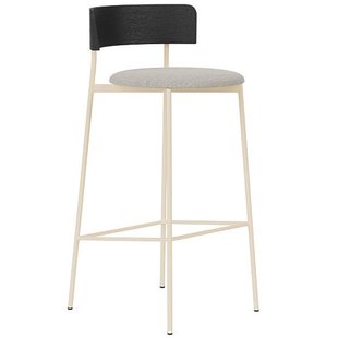 F&Eacute;ST Friday Barkruk 75 Sand/black Sydney Beige