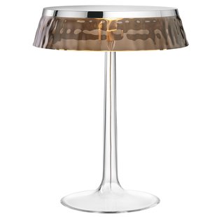 Flos Bon Jour Tafellamp LED Chroom Kap Fum&eacute;