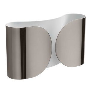 Flos Foglio Wandlamp Zwart Nikkel