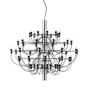 Flos 2097/50 By Gino Sarfatti Kroonluchter&Oslash;100 Opaal Chroom