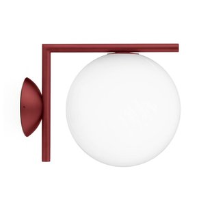 Flos IC Lights C/W1 Outdoor Wandlamp Bordeaux