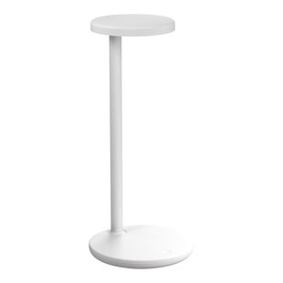 Flos Oblique QI Bureaulamp LED Met Mobiele Oplader Mat Wit