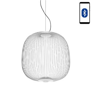 Foscarini Spokes 2 Midi MyLight Hanglamp&Oslash;45 LED Wit