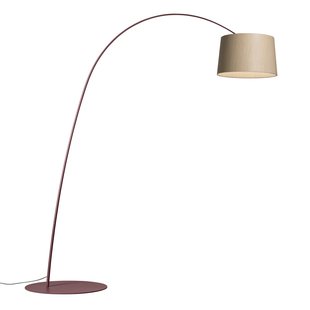 Foscarini Twiggy Elle Wood Booglamp LED Burgundy/Oak