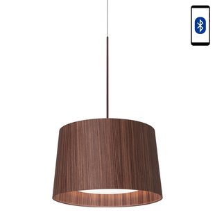 Foscarini Twiggy Wood MyLight Hanglamp LED Dimbaar Burgundy/Rosewood