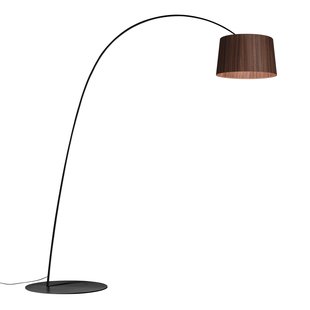 Foscarini Twiggy Wood Booglamp LED Black/Rosewood