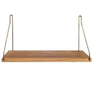 Frama Shelf Wandplank 40x20 Naturel/messing