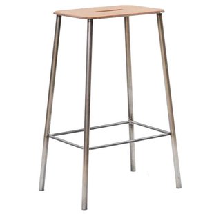 Frama Adam Barkruk H65 Naturel Leer/staal Frama Adam Barkruk H65 Naturel Leer/staal
