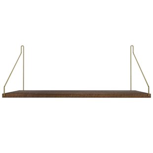 Frama Shelf Wandplank 60x27 Donker/messing