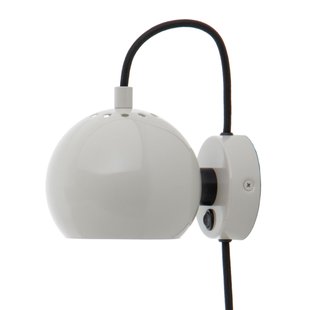 Frandsen Ball Wandlamp Glossy Pale Grey