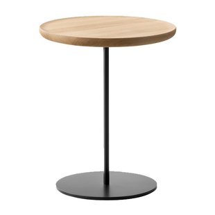 Fredericia Pal Bijzettafel Zwart Onderstel 37.5 Oak