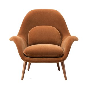 Fredericia Swoon Fauteuil Smoked Oak Grand Mohair 2103