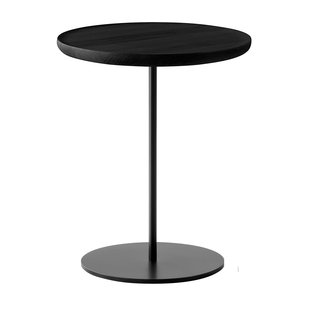 Fredericia Pal Bijzettafel Zwart Onderstel 37.5 Black
