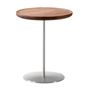 Fredericia Pal Bijzettafel Rvs Onderstel 37.5 Walnut