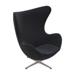 Fritz Hansen Egg Chair Stoel Fauteuil Tonus 128 Polished Aluminium Fritz Hansen Egg Chair Stoel Fauteuil Tonus 128 Polished Aluminium