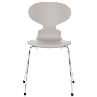 Fritz Hansen Ant Eetkamerstoel Chroom Gelakt Eiken Nine Grey