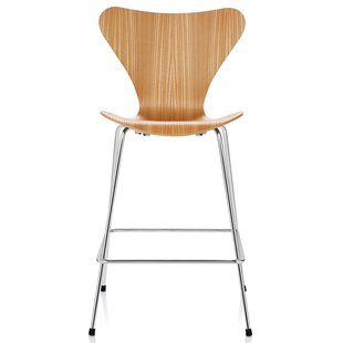 Fritz Hansen Vlinderstoel Barkruk 64cm Naturel Fineer Eiken