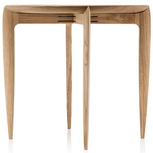 Fritz Hansen Foldable Tray Table Bijzettafel Naturel Eiken Fritz Hansen Foldable Tray Table Bijzettafel Naturel Eiken