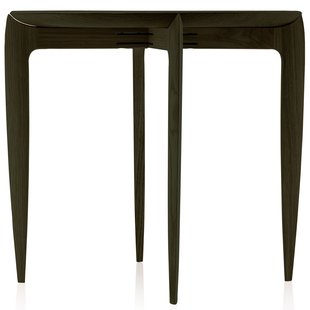 Fritz Hansen Foldable Tray Table Bijzettafel Zwart Gelakt Eiken