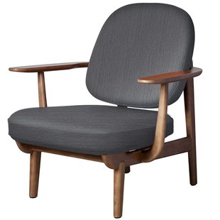 Fritz Hansen Fred JH97 Fauteuil Walnoten Onderstel Christianshavn 1171