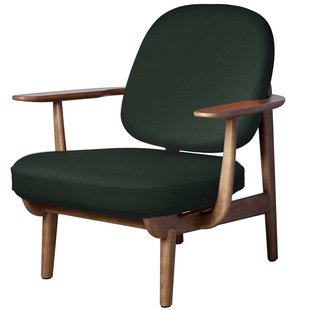 Fritz Hansen Fred JH97 Fauteuil Walnoten Onderstel Christianshavn 1160